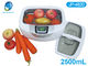 Lavadora ultrasónica de la fruta y verdura del uso en el hogar del dispositivo 2500ml del CE